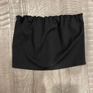 Blue Blush cropped tube top